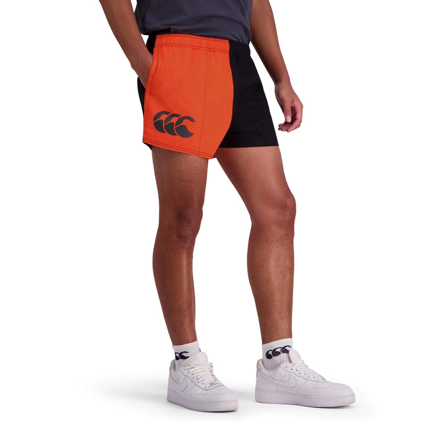 Canterbury of NZ Puffins Bill/Jet Black Harlequin Unisex Short - LIMITED EDITION