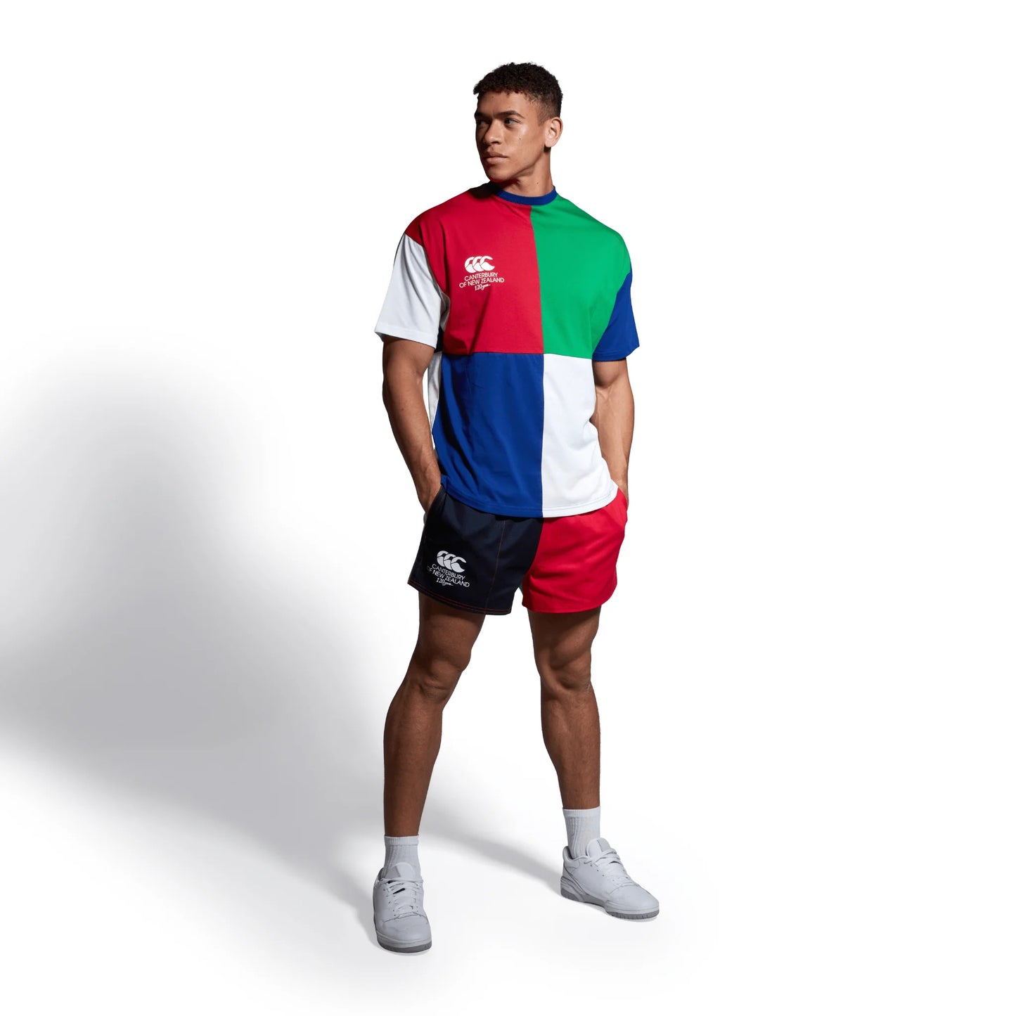 Canterbury of NZ Navy Harlequin Unisex Short - 120 YEARS LIMITED EDITION