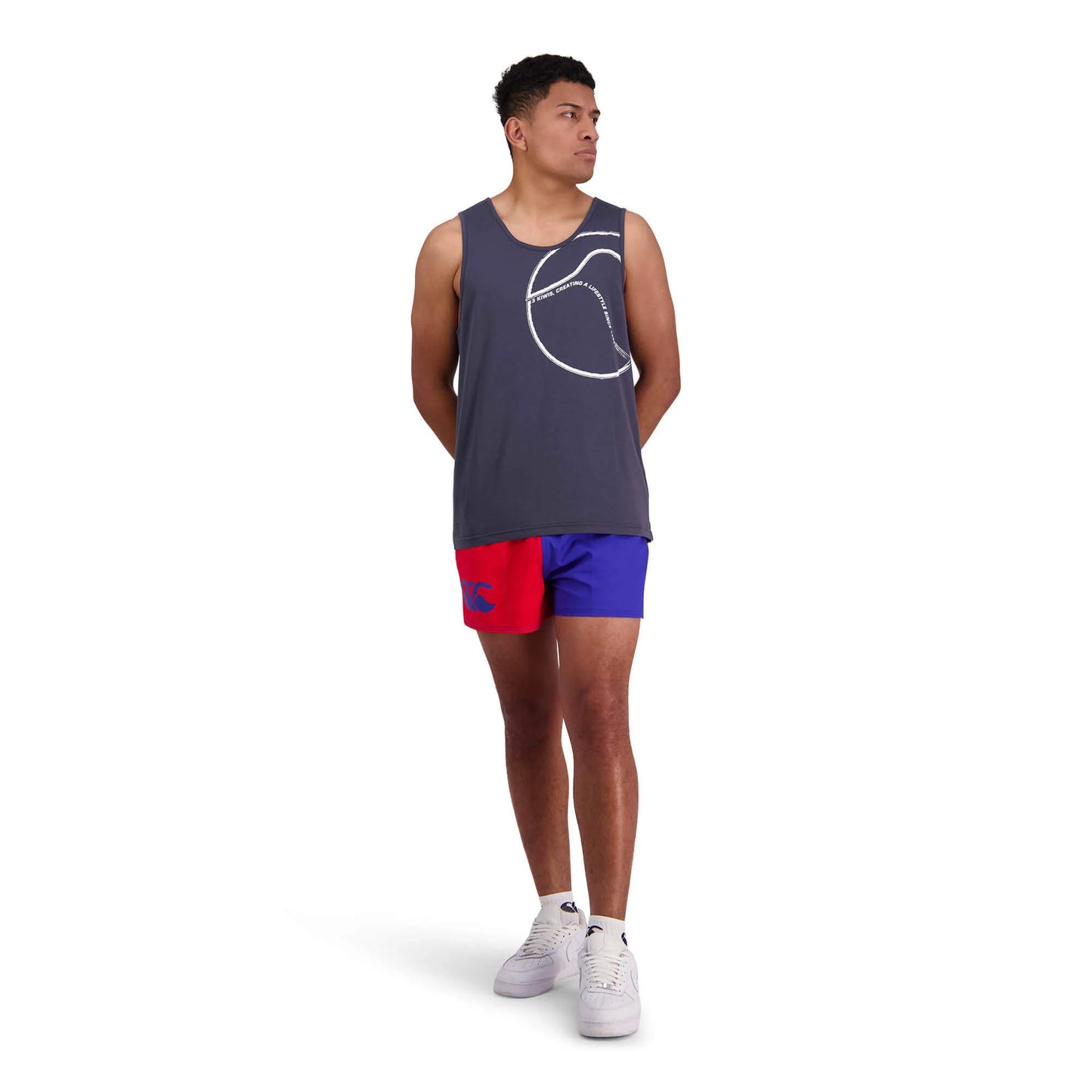 Canterbury of NZ Flag Red/Blue Harlequin Unisex Short - LIMITED EDITION