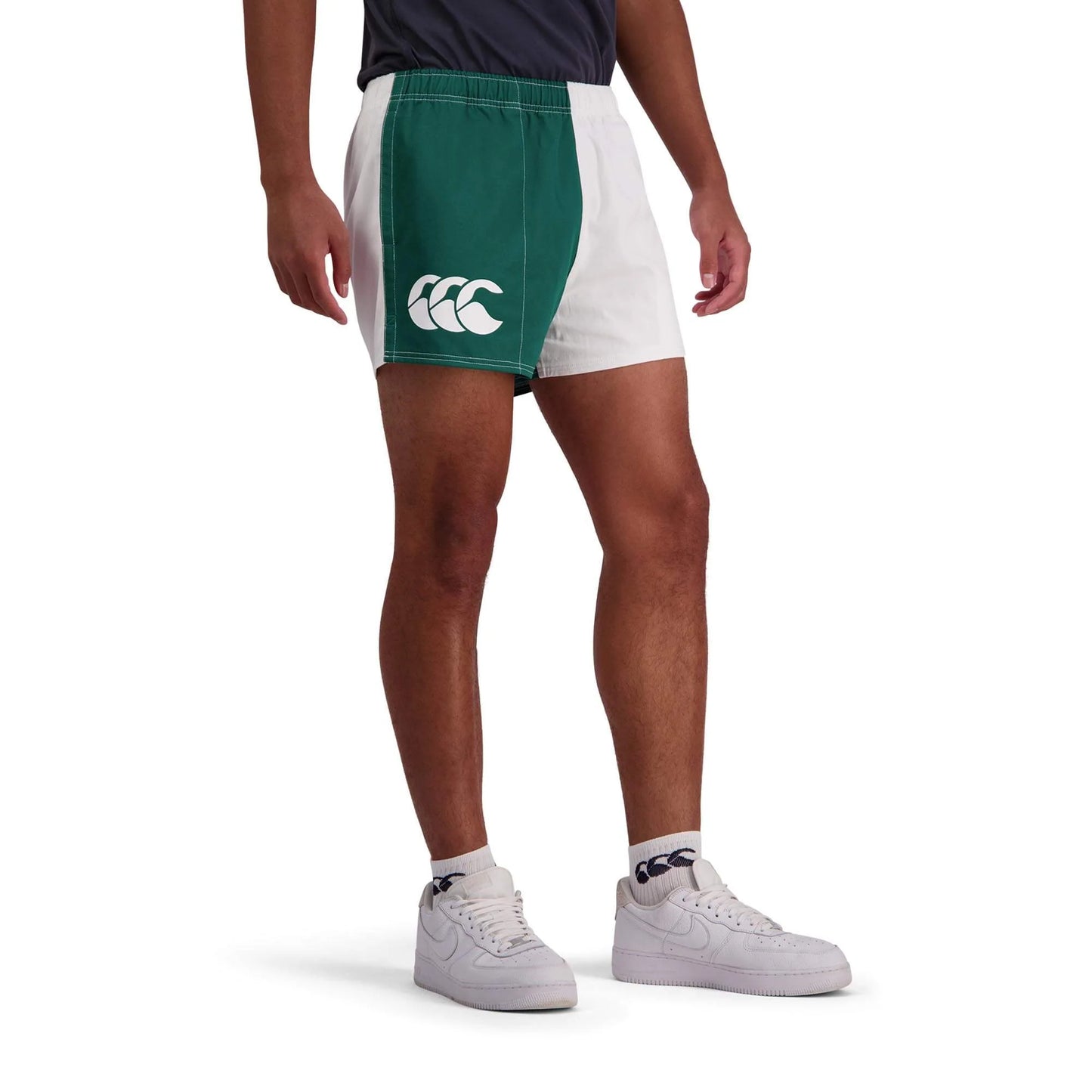 Canterbury of NZ White/Green Harlequin Unisex Short - LIMITED EDITION